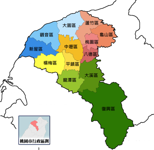 桃園市地圖